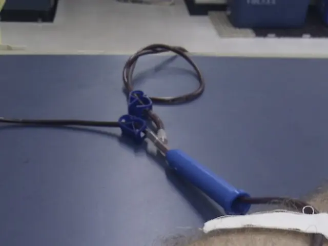 Groundbreaking demonstration of thinner-walled cannula by Accumold at MD&M East medical technology...